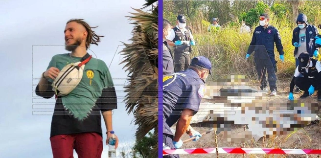 A drunken woman crashed her sedan into a house wall in Huai Ya Rano early morning on March 3, 202.