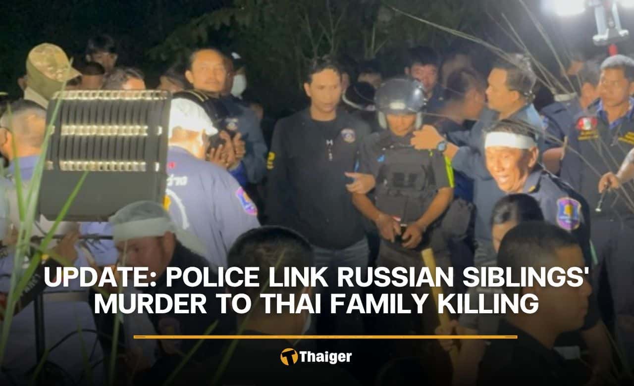 The police linked the murder of the Russian siblings to a Tai family.